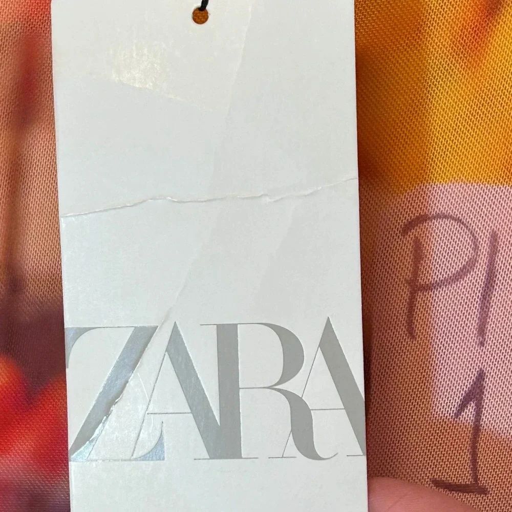 Zara Off the Shoulder Picante Chili Maxi Dress Lined‎ Women's Size Small NWT